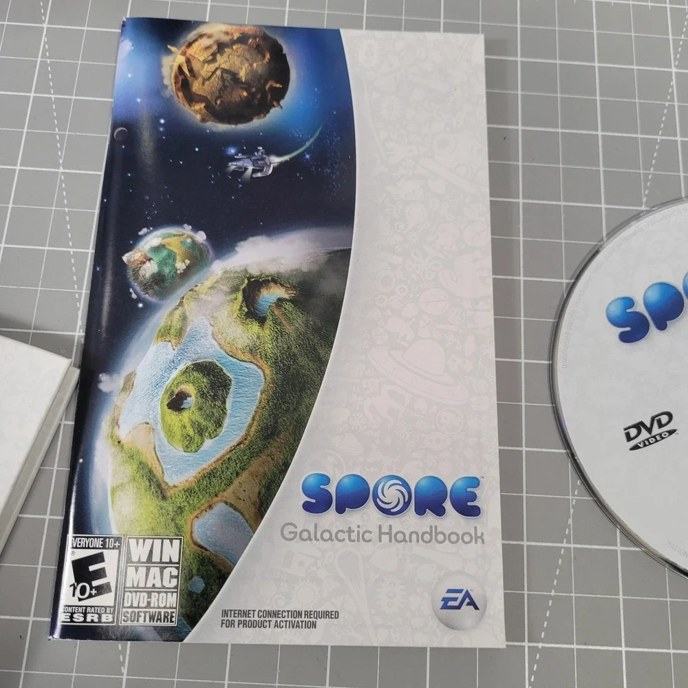 Spore Galactic Edition PC Mac‎ DVD-ROM Complete Box Set EA Maxis Nat Geo DVD